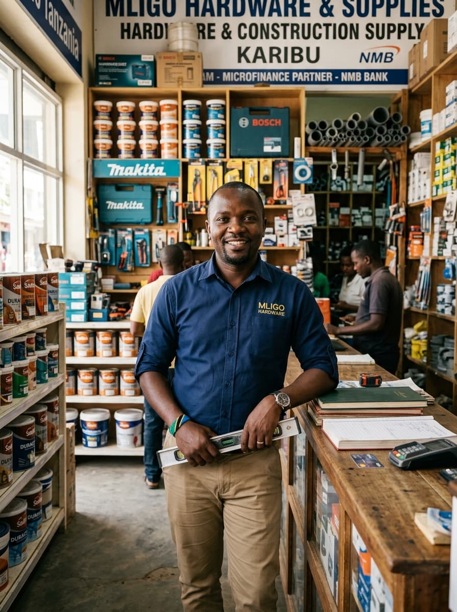 Tanzanian Hardware Store Entrepreneur